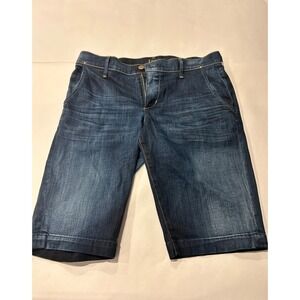 Citizens of Humanity‎ Denim Bermuda Shorts Dark Wash Jean Blue Womens Size 28